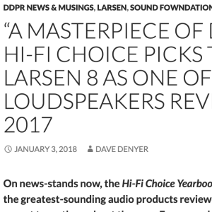 HiFi Choice Recommended - HiFi Choice (2017)