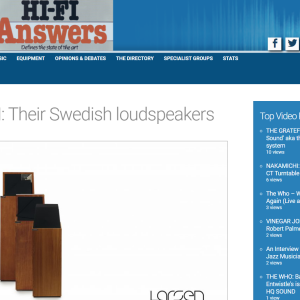 Larsen: Their Swedish loudspeakers (2020)
