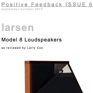 Larsen model 8 - Positive Feedback (2013)